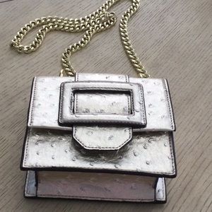 NWOT Gold Shoulder Bag